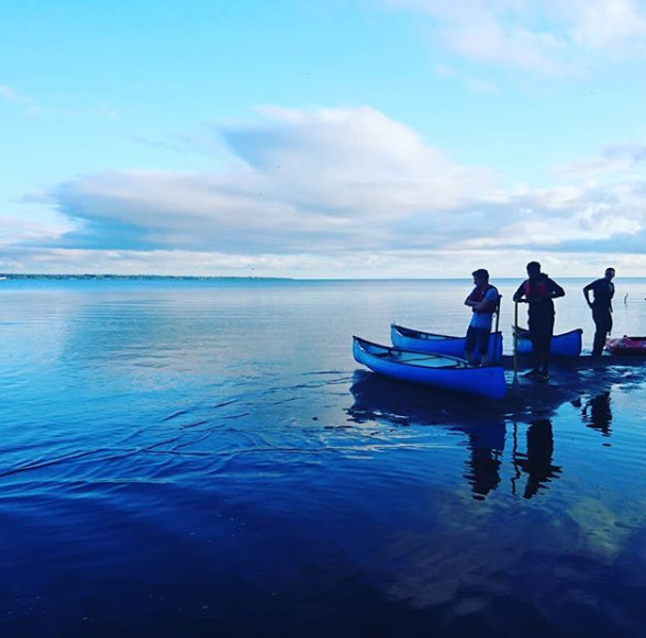 Canoeing at Strangford Narrows